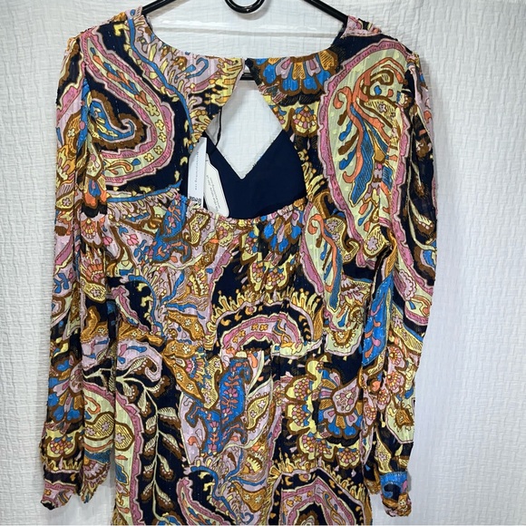 NWT SANCTUARY Girls Day Out Paisley Back-Cutout Dress - Picture 5 of 9